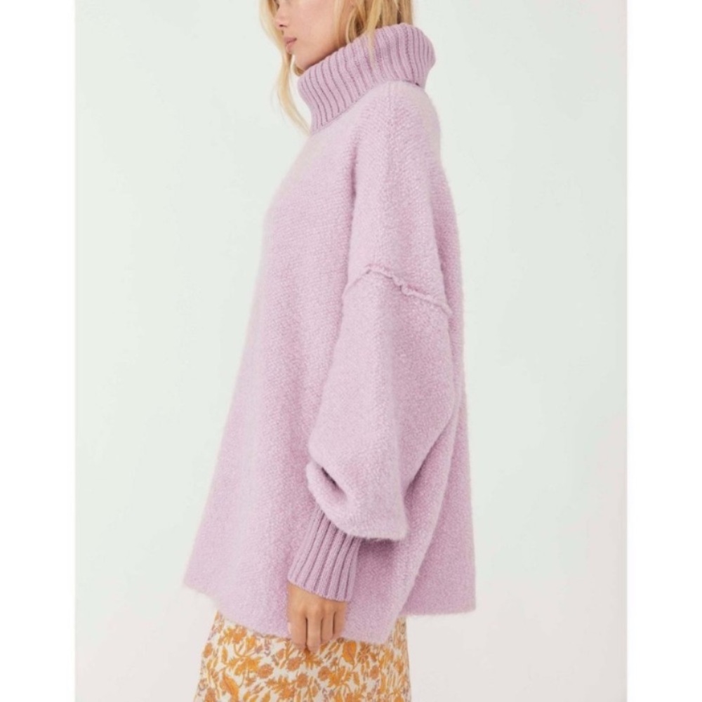 M 🔖 FREE PEOPLE Milo Pullover / Moonlit Orchid Purple - Picture 3 of 11